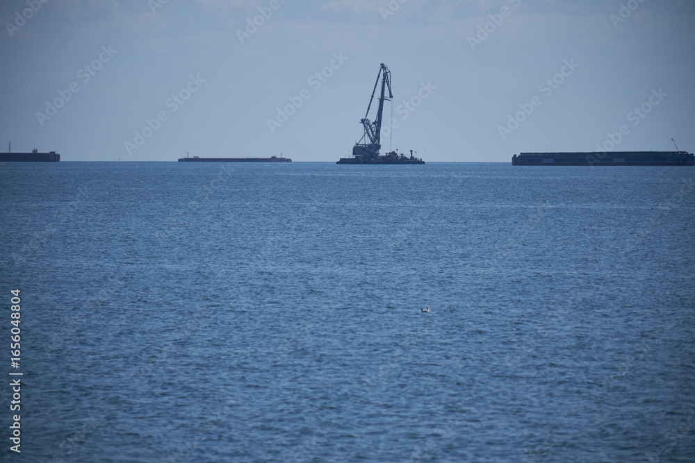 Obraz premium ship building in Mykolaiv Ukraine