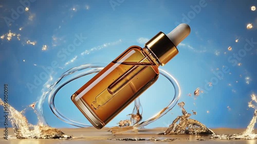 radiant beauty serum dropper bottle product photography