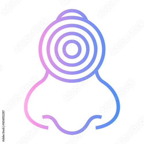asthma Line Gradient Icon