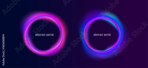 Sun star moon eclipse stylish cosmos illustration with glow abstract galaxy universe astronomy science night earth planet solar sphere circle ball subtle neon gradient background design