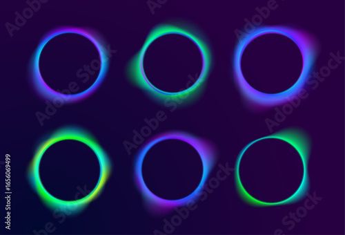 Design glow stylish abstract cosmos illustration with galaxy night universe astronomy science earth planet sun star eclipse moon solar sphere circle ball neon subtle soft gradient background