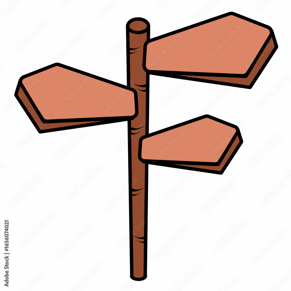 Obraz premium wooden arrow sign