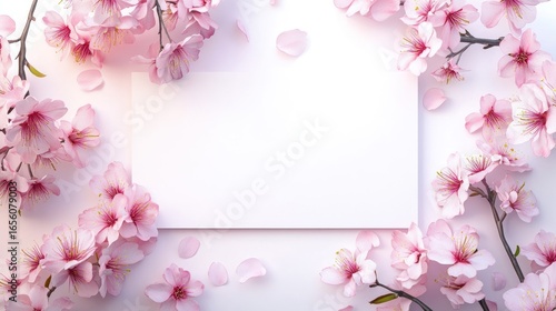 Wallpaper Mural Pink cherry blossoms arrangement Torontodigital.ca