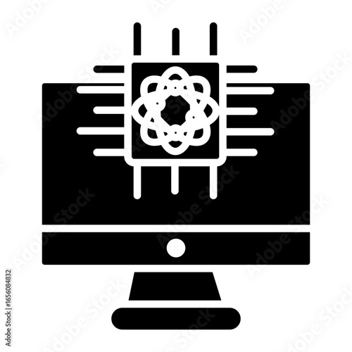 Quantum Computer Icon