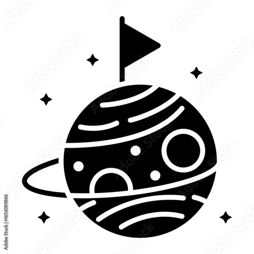 Space Colonization Icon