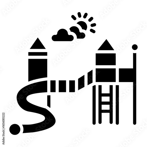 Spiral Slide Icon