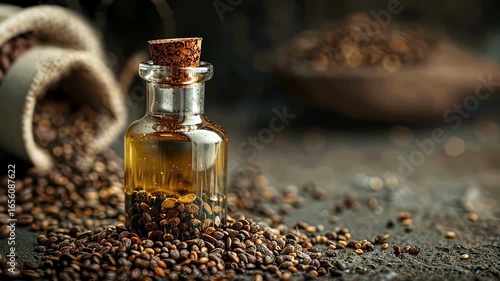 royal essential oil. Selective focus