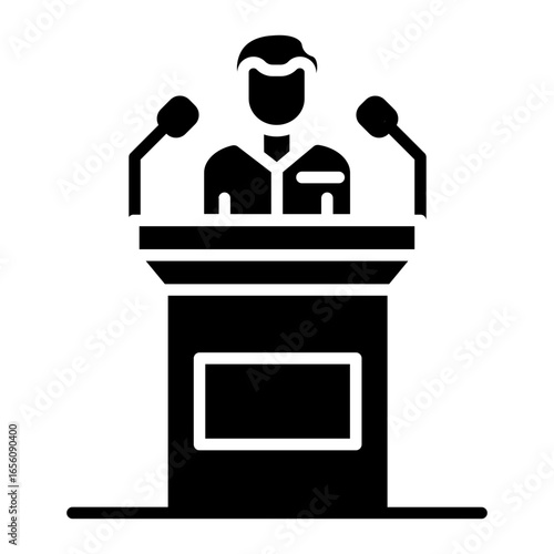 Spokesperson Male Icon