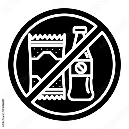 No Junk Food Icon