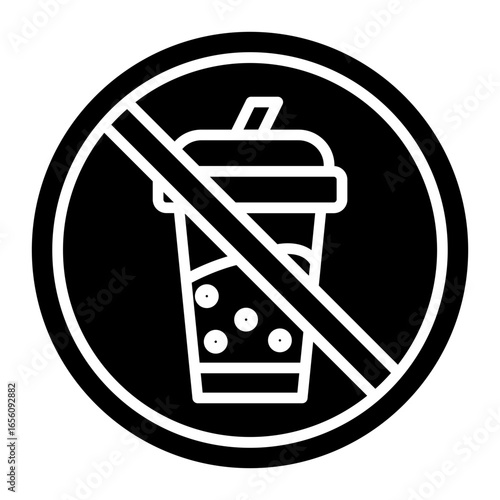 No Liquid Calories Icon