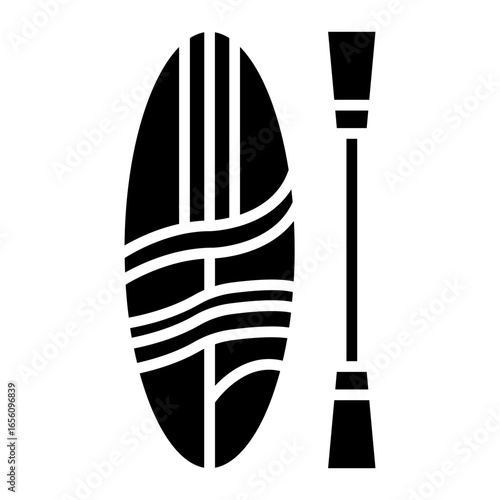Paddleboarding Icon