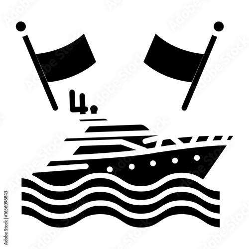 Powerboat Racing Icon