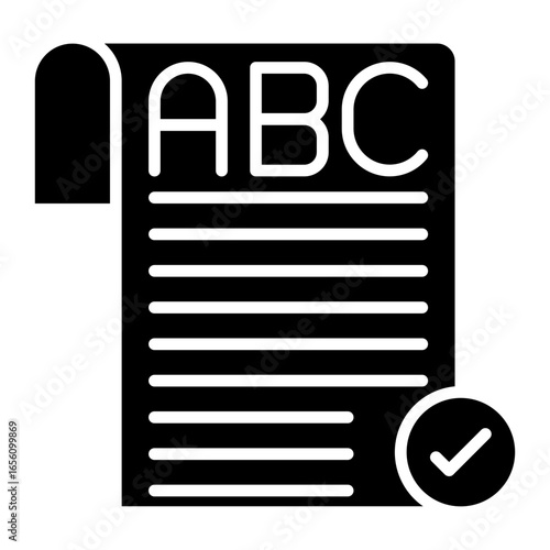 Spelling and Grammar Mistakes Icon