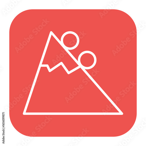 Snow Avalanche Icon