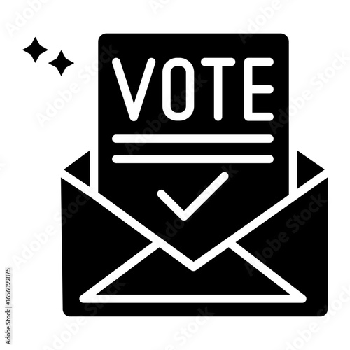 Absentee Voting Icon