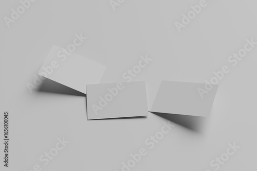 Tri Fold Brochure Landscape Mockup