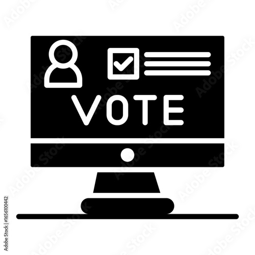 Electronic Voting Icon