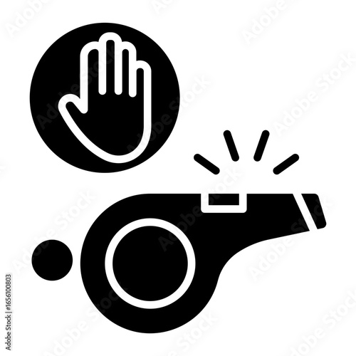 Whistle Stopping Icon