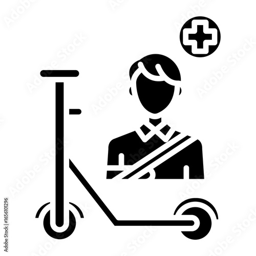 Scooter Injury Icon