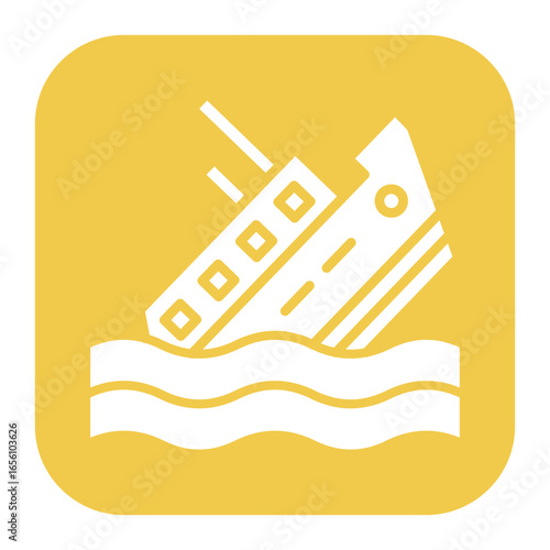 Boat Sink Icon