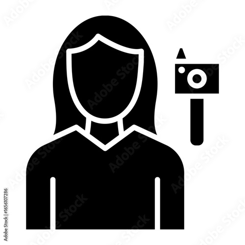 Female Vlogger Icon