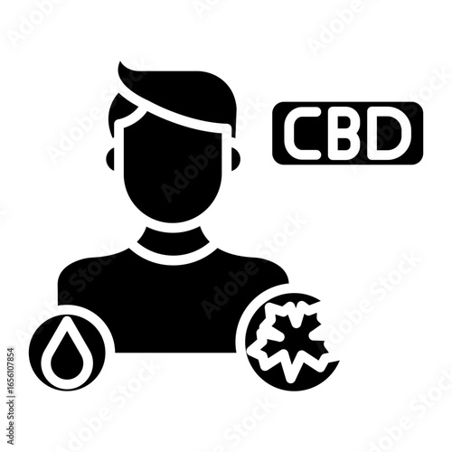Cbd Oil Users Icon