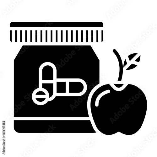 Dietary Food Supplements Icon