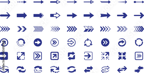 blue arrow vector, navigation icon set, direction arrows vector, curved arrow graphics, straight arrow doodles, arrow symbol collection, pointer arrow icons, bold arrow vector, navigation doodle set, 