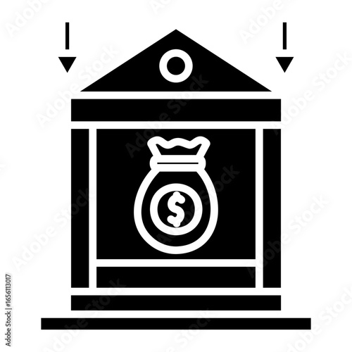 Bank Deposit Icon