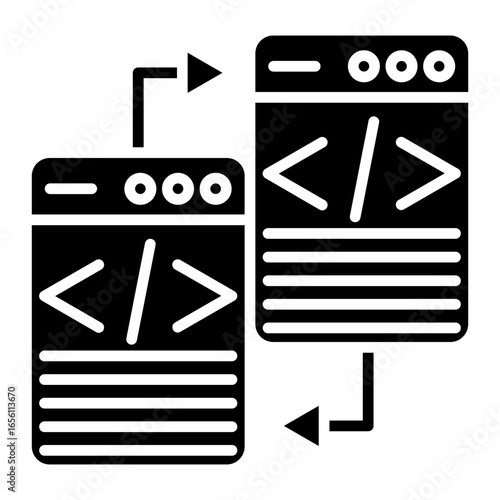 Code Refactoring Icon