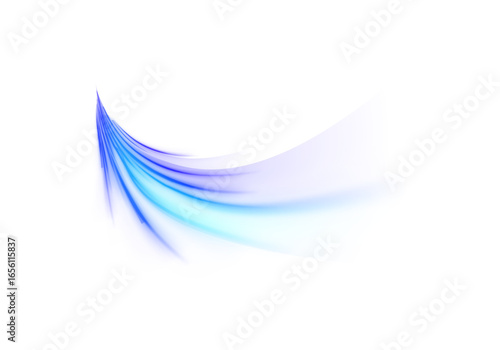 Wave light stroke shine blur motion track road speed neon laser background energy futuristic fast future technology ribbon datum
