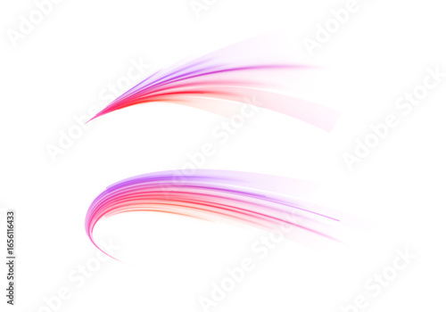Ribbon datum energy line track road neon laser wave light background futuristic fast future technology colours network street