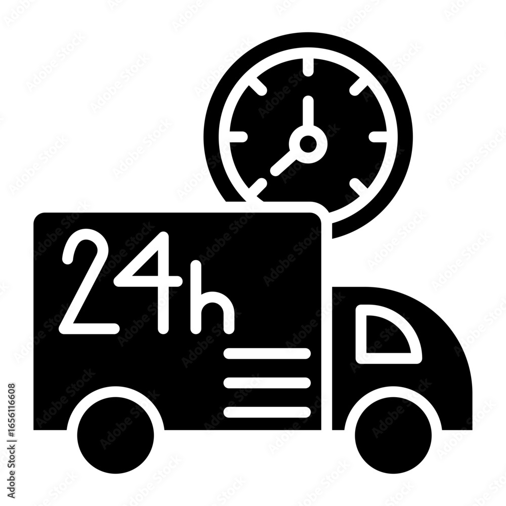 Obraz premium Same Day Delivery Icon