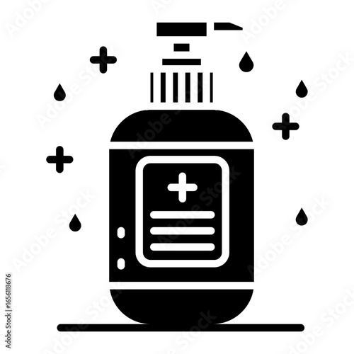 Hand Sanitizer Bottle Icon