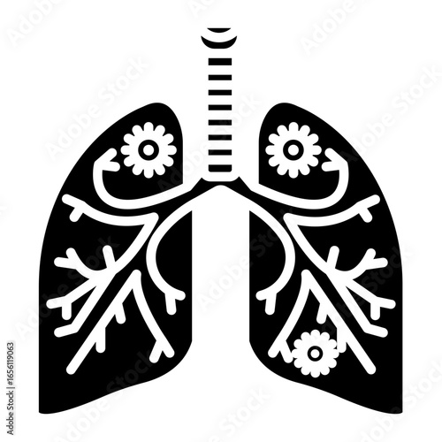 Infected Lungs Icon
