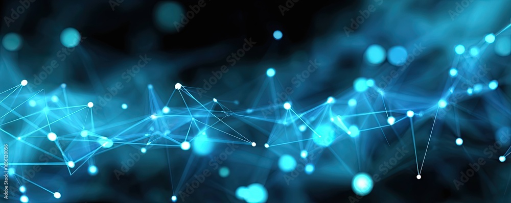Fototapeta premium Visualizing Digital Connectivity Virtual Space Graphic Design Cyber Environment Abstract Concept