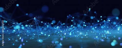 Exploring Digital Network Dynamics A Futuristic Abstract Art Perspective on Virtual Space Connectivity