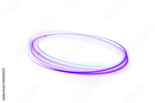 Light glow motion swirl line speed abstract ellipse effect background circle circular design digital energy flash frame futuristic