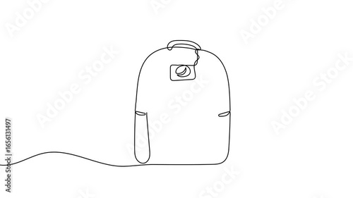 Animation of a single line drawing of a blood drop with a cross. Continuous contour movement of a blood drop with color. Continuous video with one line and color fill.