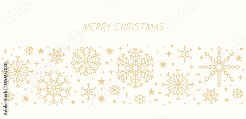 Beautiful snowflakes, fragile winter background, great for textiles, banners, wallpaper, wrapping - vector design