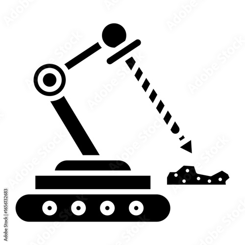 Mining Drill Icon