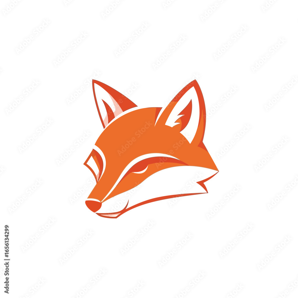 Obraz premium ICON HEAD FOX VEKTOR