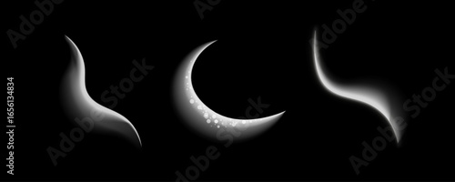 Smoke fog ice blow isolated motion transparent design glistering splash frost light blizzard snow wind cold effect vector