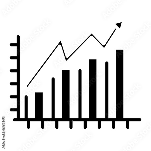 Filled Graph Icon