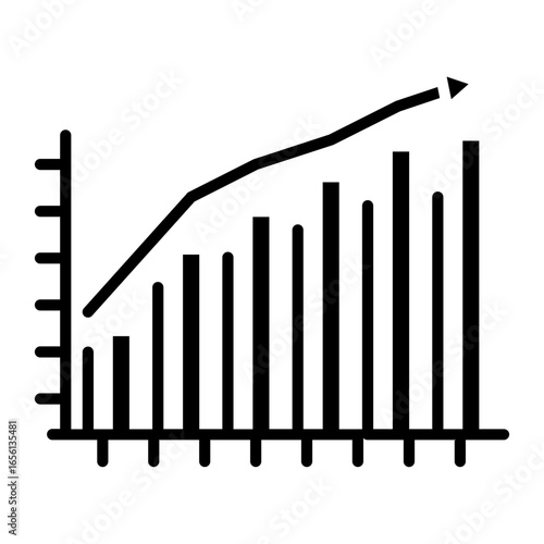 Escalating Bar Graph Icon
