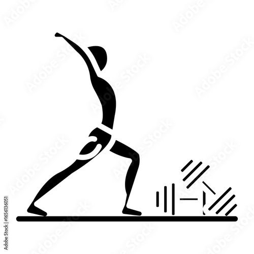 Gym Stretch Icon