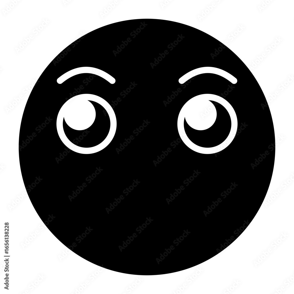 Fototapeta premium Face Without Mouth Icon