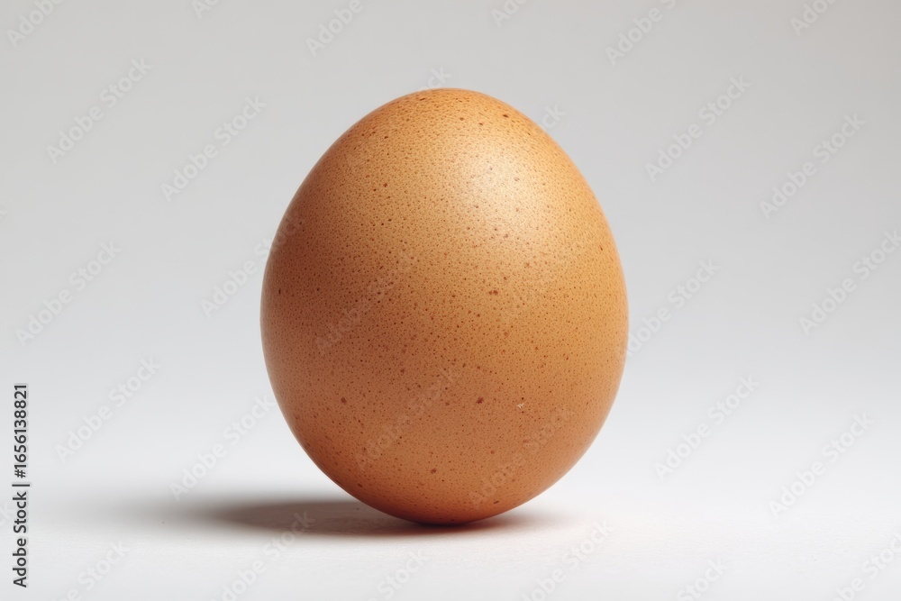 Brown chicken egg isolated on grey background. Studio still life photography. Natural food and cooking ingredient concept. Design for poster, banner, greeting card, postcard, print, sticker. Brown chicken egg isolated on grey background. Studio still life photography. Natural food and cooking ingredient concept. Design for poster, banner, greeting card, postcard, print, sticker.