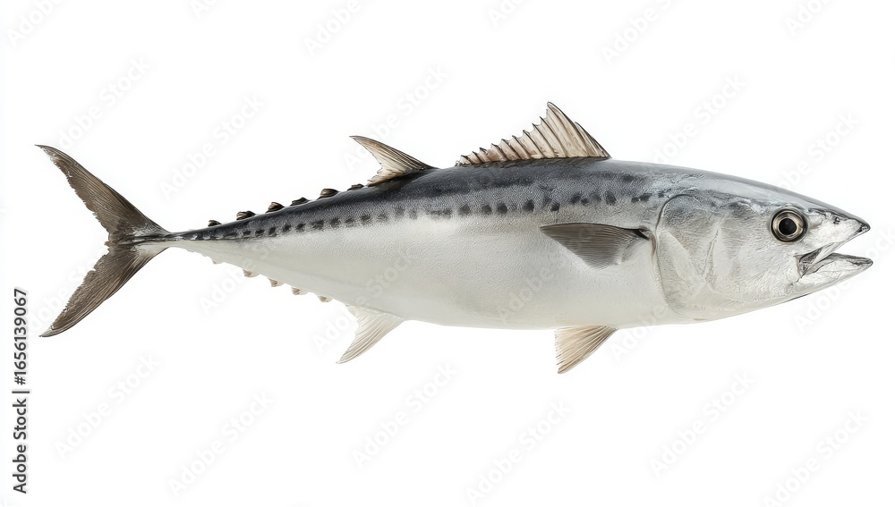Fototapeta premium A sleek needle fish is showcased, its slender body exemplifying aquatic refinement, precisely replicated in this photorealistic exhibit