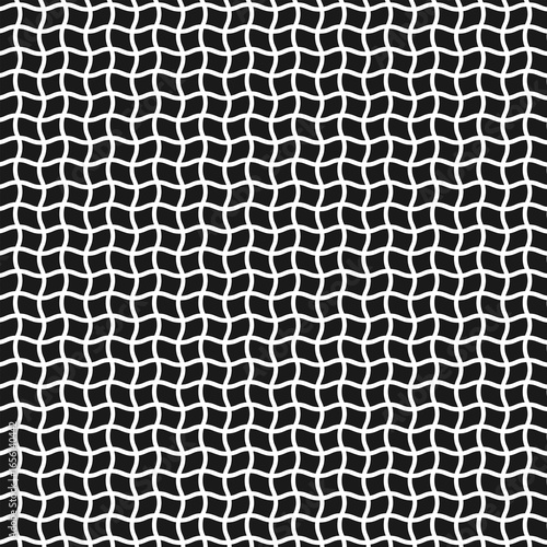 Tableau sur toile Black and White geometrc pattern